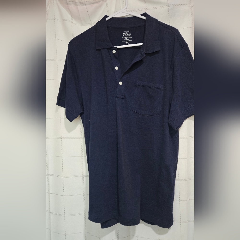 J Crew Stretch Pique Polo